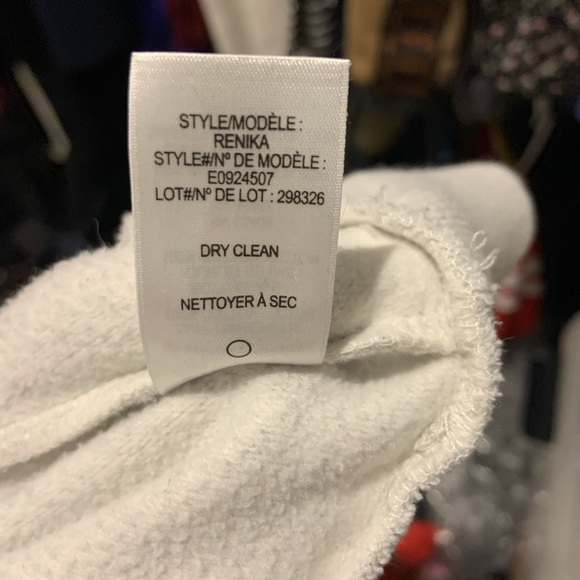 Theory sweatshirt mock turtleneck relaxed drop sleeve sz Large Gray - Picture 6 of 6